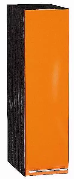 Шкаф верхний бутылочница Валерия-М 200 Оранжевый глянец/Венге