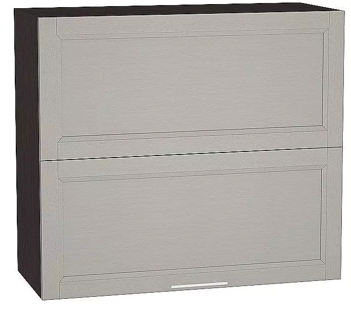 Шкаф верхний горизонтальный Сканди с подъемным механизмом 920х800 Grey Softwood/Венге
