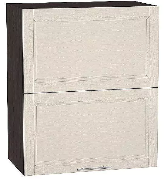Шкаф верхний горизонтальный Сканди с подъемным механизмом 920х600 Cappuccino Softwood/Венге
