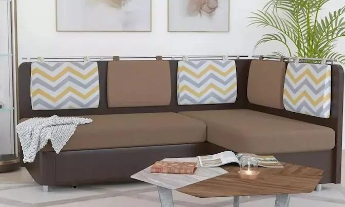 Угловой кухонный диван Сюрприз дизайн 10