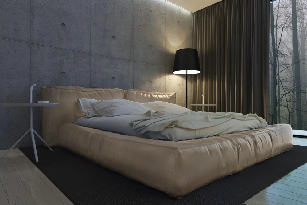 Кровать Латона 3 кожа дизайн 2
