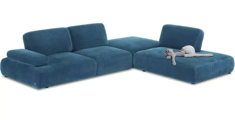 Угловой диван Rizvan (Сканди) 340 см дизайн 4
