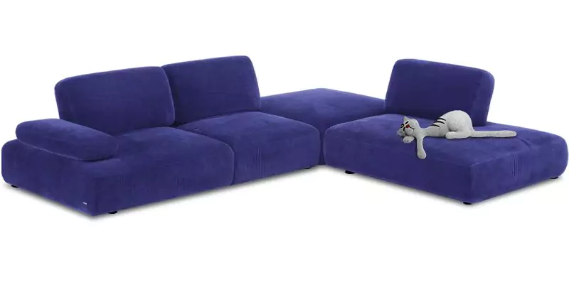 Угловой диван Rizvan (Сканди) 340 см дизайн 3