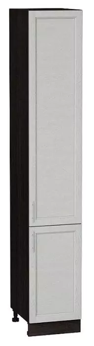 Шкаф пенал с 2-мя дверцами Сканди 400 (для верхних шкафов высотой 920) Cappuccino Softwood/Венге