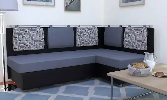 Угловой кухонный диван Сюрприз дизайн 15