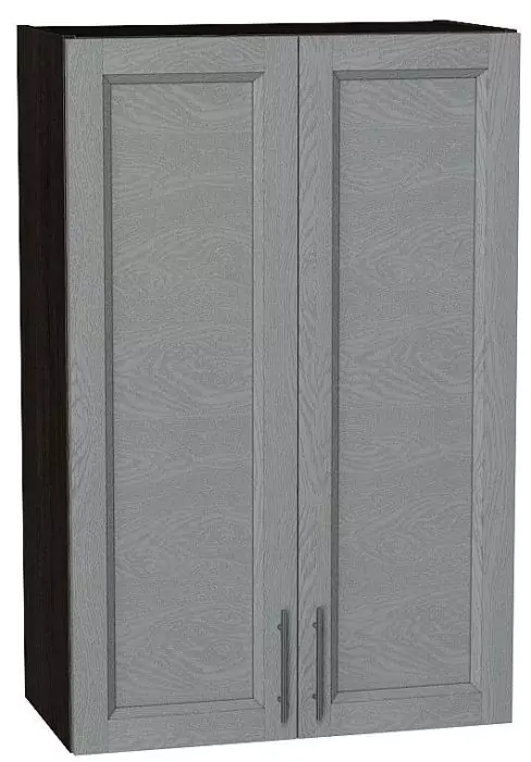 Шкаф верхний с 2-мя дверцами Сканди 920х600 Grey Softwood/Венге