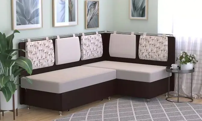 Угловой кухонный диван Сюрприз дизайн 3