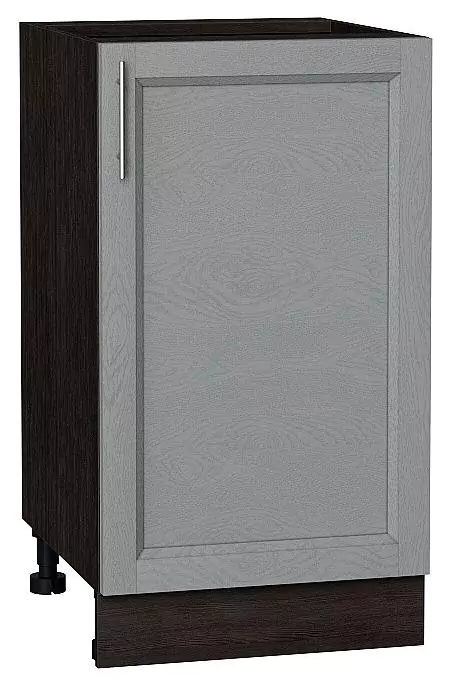 Шкаф нижний с 1-ой дверцей Сканди 450 Grey Softwood/Венге