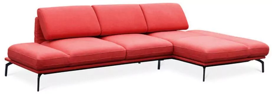 Кожаный диван с оттоманкой Рузвельт дизайн 6