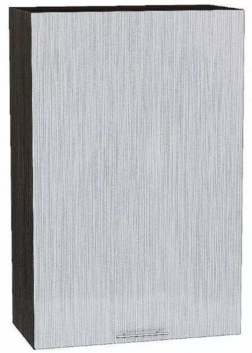 Шкаф верхний с 1-ой дверцей Валерия-М 920х600 Серый металлик дождь светлый/Венге