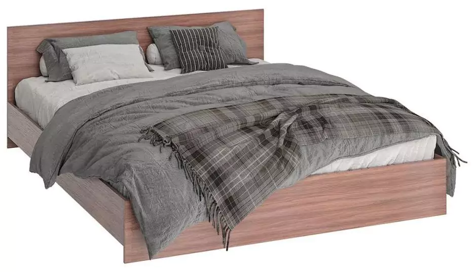 Двуспальная кровать Ронда (Бассо) КР-160 дизайн 2