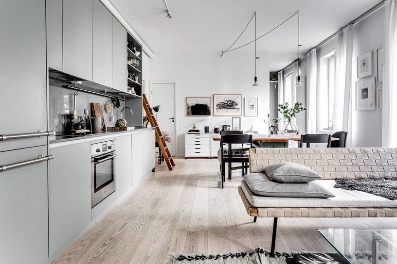 Дизайн кухни в скандинавском стиле: особенности, выбор мебели и декор 