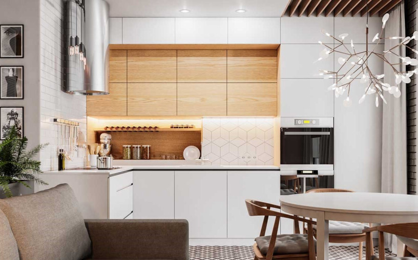 Дизайн кухни 9 м²