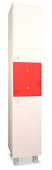 Пенал для ванной Мебелеф-3 Белый 