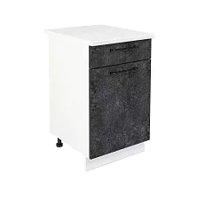 Шкаф нижний с ящиком ШН1Я 500 Нувель (бетон черный) 