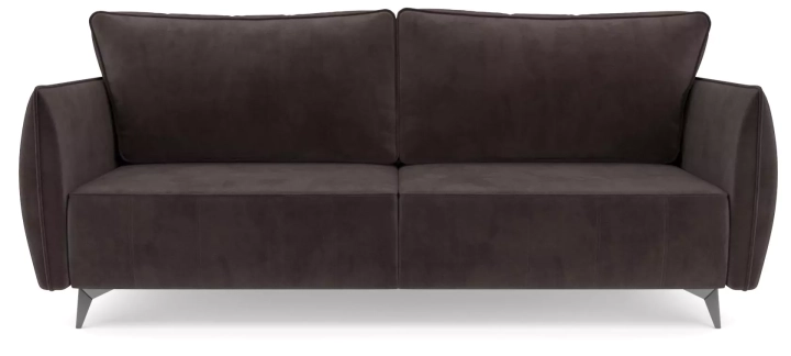 ф50а Прямой диван Осло (Кордрой коричневый) 1