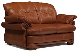 Кожаный диван двухместный Фортуна 3 Без механизма 