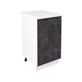 Шкаф нижний ШН 450 Бруклин (бетон черный) Черный