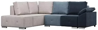 Угловой диван Хаверн Еврокнижка Серый
