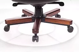 Кресло руководителя Бюрократ T-9923 Walnut дизайн 1 Черный