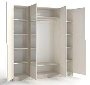 Шкаф распашной Гермес 4-дверный с 2-мя зеркалами 2.0 м