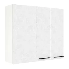 Шкаф верхний угловой (премьер) ШВУП 1000Н Нувель (бетон белый) 