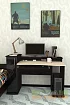 Компьютерный стол Мебелеф-36, Коричневый