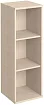 Стеллаж средний узкий Фёст, Коричневый