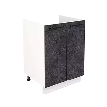 Шкаф нижний под мойку ШНМ 600 Нувель (бетон черный) 