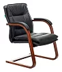 Кресло Бюрократ T-9927 Walnut-AV дизайн 1, Черный