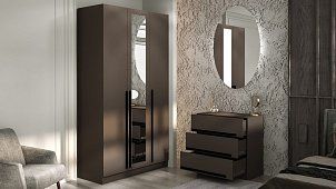 Комплект для спальни Бастион 2.0 м Коричневый 