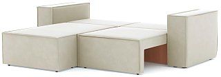Угловой диван Лофт 2 секции Еврокнижка Бежевый 