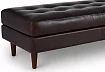 Пуф Жаклин 2 (Сканди) экокожа, Коричневый