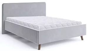 Интерьерная кровать с матрасом Ванесса 160 с мягкой спинкой Кровати без механизма 