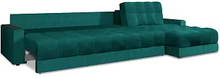 Угловой диван Босс Макс Еврокнижка Зеленый