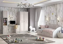 Спальня детская Венеция жемчуг дизайн 7 
