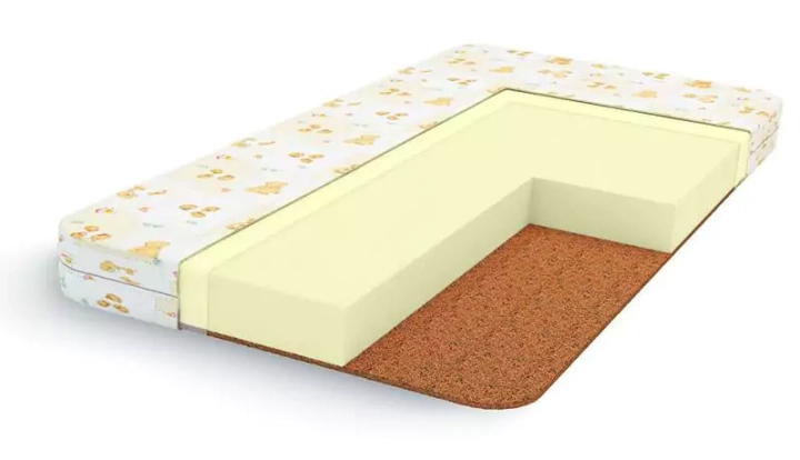 Матрас детский Lonax Baby ППУ10 Cocos, Бежевый
