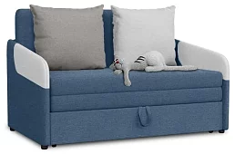 Прямой диван Гномик Выкатной Синий