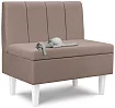 Прямой диван Лео (Сканди), Коричневый