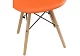 ф208а Стул деревянный Eames PC-015 orange