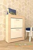 Обувница Мебелеф-19 Бежевый