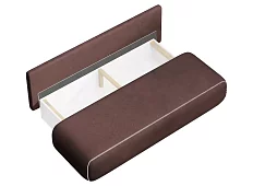 Прямой диван Лаки (Уно) Еврокнижка Коричневый 