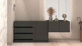 Комплект в прихожую Бастион 2.1 м