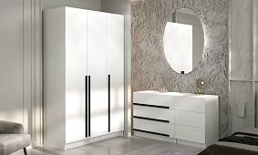 Комплект для спальни Бастион 2.5 м Белый