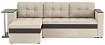 Угловой диван Атланта со столиком, Бежевый