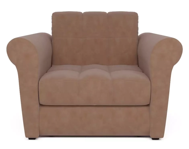 ф50 Кресло-кровать Гранд бежевый дизайн11 прямо