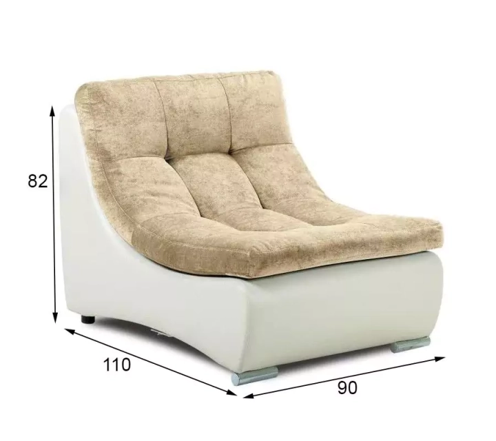 ф16 модуль кресло Релакс 2 размеры