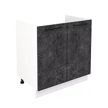 Шкаф нижний под мойку ШНМ 800 Нувель (бетон черный) 
