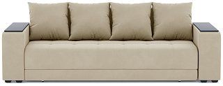 Прямой диван Дубай лайт Еврокнижка Бежевый 