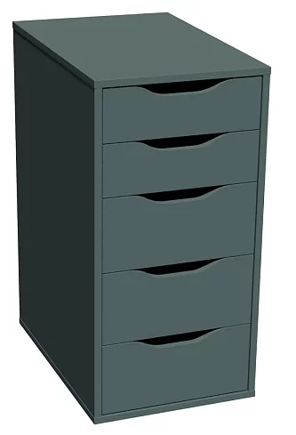 Комод с ящиками Ингар 5, Серый